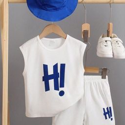 JIM Trend Kids Printed Pure Cotton T-Shirt With Shorts-image-98