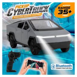 Fiddlerz Remote Control Car for kids 1:14 Scale RC Truck with Bluetooth App Control Lights and Sound Rechargeable Battery Multi-Directional RC Toy Car For Boys and Girls (Black) image 4