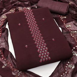Maroosh Embellished Unstitched Dress Material-image-18