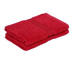 kopa BIANCA Unisex Set Of 8 Red Solid 380 GSM Towel Set image 5