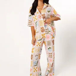Moda Rapido Printed Shirt With Trousers Co-Ords-image-47