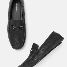 Mast & Harbour Men Textured Driving Shoes-image-15