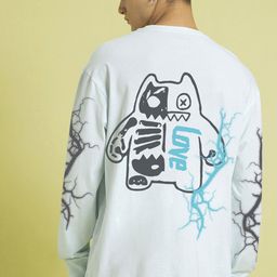 Bewakoof Men Graphic Printed Round Neck Cotton Oversized T-shirt-picture-47