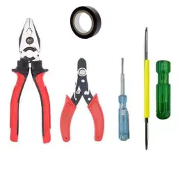 Hillgrove 203.2 mm (8 Inch) Heavy Duty Grip Combination Lineman Plier, Wire Cutter Combo, HGCM376M1-17