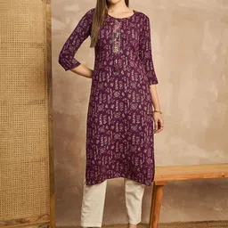 CHETI Printed Straight Kurta-picture-12