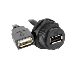 RS PRO Straight Panel Mount USB Connector 1 Port Type A, 2317878-image-26