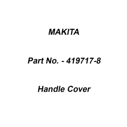 Makita Handle Cover Suitable For HR2470, Part No 419717-8-16