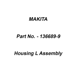 Makita Housing L Assembly Suitable For UC010G, Part No 136689-9-image-8