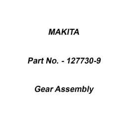 Makita Gear Assembly Suitable For DF002G, Part No 127730-9-47