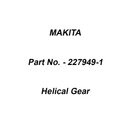 Makita Helical Gear Size 48 mm Suitable For DUR193, Part No 227949-1-picture-28