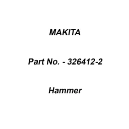 Makita Hammer Suitable For DTD148, Part No 326412-2-picture-2