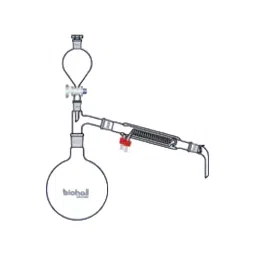 Biohall 2000 ml Flask Capacity Recovery Assembly With Separating Funnel, BLS.DA.027-4