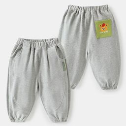 LULU & SKY Unisex Kids Loose Fit High-Rise Trousers-image-74