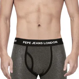 Pepe Jeans Men Charcoal Grey Solid Hipster Trunks 8904311304876-picture-32