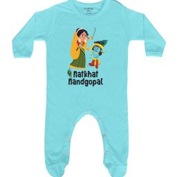 FFLIRTYGO Infants Janmashtami Printed Cotton Sleepsuit-image-55
