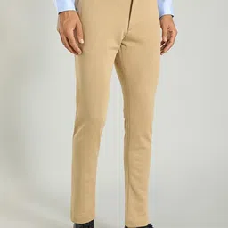 Indian Terrain Urban - C Men Tapered Fit Textured Mid Rise Formal Formal-image-67