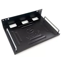 Zysk Set Top Box Stand Wall Mount for Set Top Box, Metal Wall Shelf Black, Gv-13-40