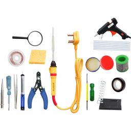 PLANTUM Combo Type 16 Beginner Pack Soldering Iron Kit 25 W Simple (Flat Tip)-16