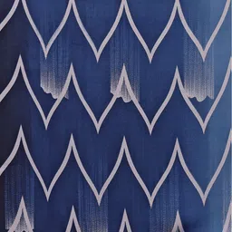 WINKLECART Striped Pure Georgette Block Print Saree image 3