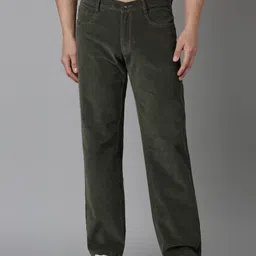 NEVER NEUD Men Relaxed Straight Leg Straight Fit Trousers-image-58