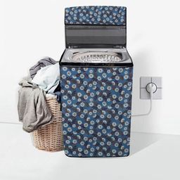 Stylista Blue PVC Washing Machine Cover-image-46