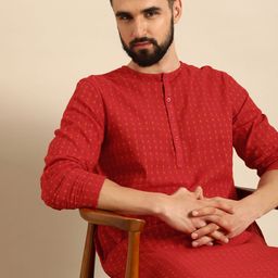 Anouk Men Ethnic Motifs Printed Regular Kurta-19