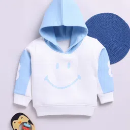 YK X Tinyo Infant Boys Colourblocked Hooded Sweatshirt-picture-34