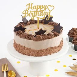 Chocolatey Stars Birthday Cake (500 Gm)-image-99