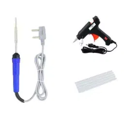 Hillgrove 25 W Soldering Iron High Temperature Machine & 20 W Hot Glue Gun Combo, HGCM477M1-14