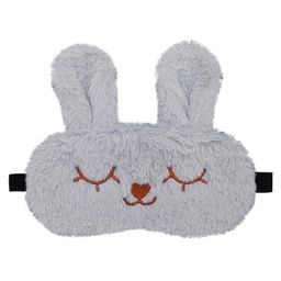 Jenna Fur Bunny Grey Cute Sleeping Eye Mask-image-83