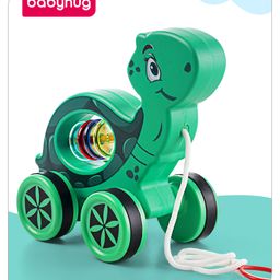 Babyhug Turtle Pull Along Toy - Green-26