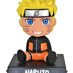 Quirkmall Naruto Action Figure Limited Edition Bobblehead with Mobile Holder for Car Dashboard Office Desk & Study Table - Multicolor-12