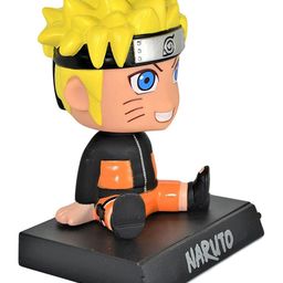 Quirkmall Naruto Action Figure Limited Edition Bobblehead with Mobile Holder for Car Dashboard Office Desk & Study Table - Multicolor image 4