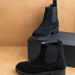 Inc 5 Women Block Heeled Chelsea Boots-39