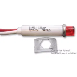 VCC PANEL MOUNT INDICATOR, LED, 7.87MM, RED, 12V, 2191L1-12V-picture-45