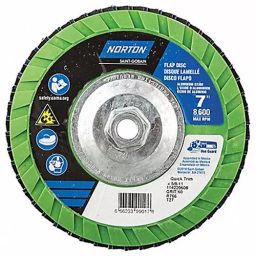 Norton 17.78 cm (7 Inch) P60 Grit Zirconia Alumina Flap Disc, 23Z523-image-47