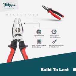 Hillgrove 2-in-1 Multipurpose Screwdriver, 203.2 mm (8 Inch) Combinational Plier Combo, HGCM399M1 image 5