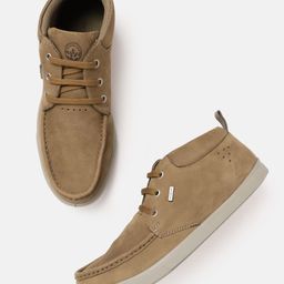 Woodland Men Nubuck Leather Derbys-picture-39