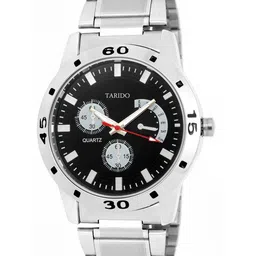 TARIDO Men Textured Dial & Bracelet Style Straps Analogue Watch TD.1077SM01-13