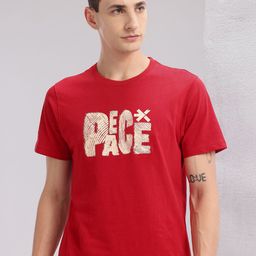 HRX by Hrithik Roshan Pure Cotton Printed Yoga T-shirt-image-74