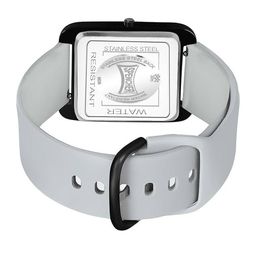 SPENCHER Men Square Dial Analogue Function Watch SW SMART PVC BLACK DIAL GREY STRAP image 2