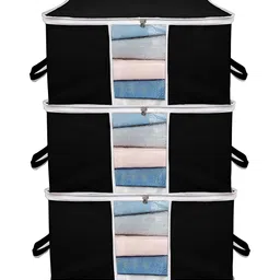 ANKIT INTERNATIONAL Black Set of 3 Super Strong Multi-Utility Organisers-18