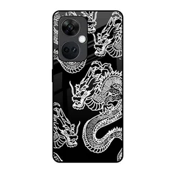 QRIOH Graphic Printed Sleek & Lightweight Silicone OnePlus Nord CE 3 5G Glass Back Case-picture-10