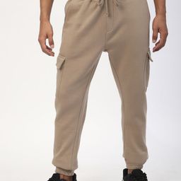 R&B Men Regular Fit Mid-Rise Cargo Joggers-picture-48