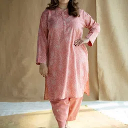 THE INDIAN ETHNIC CO Women Printed Block Print Loose Fit Cotton Salwar-image-55