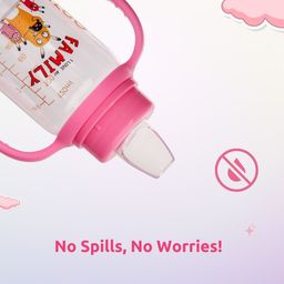 Adore ALGO Jr. Baby Silicon Soft Spout Sipper With Twin Handle- 125ml Baby Sippers image 3