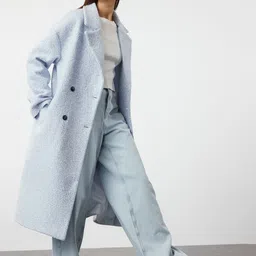 Trendyol Long Sleeve Double-Breasted Overcoat-picture-16
