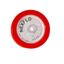 MOXCARE Nexflo Syringe Filters PTFE Hydrophobic 33 mm Dia & 0.22 um Pore Size, NXSFPTFE3322 (Pack of 2000) image 1