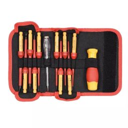 Yato 1000 V HRC 54-61 Scale Insulated Changeable Screwdriver Sets, YT-28290 (Set of 12)-image-78
