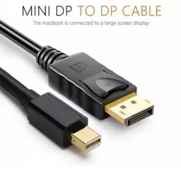 Mak World Mini Display Port Cable 1.8 m Black image 2